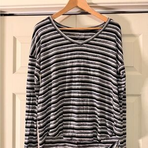 American Eagle Outfitters Soft & Sexy Plush Striped Top